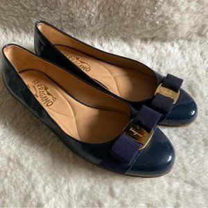 Salvatore Varina Patent Ballet Flats